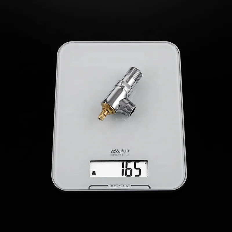 Bathroom Application Faucet Accessory Two Way Brass Angle Valves