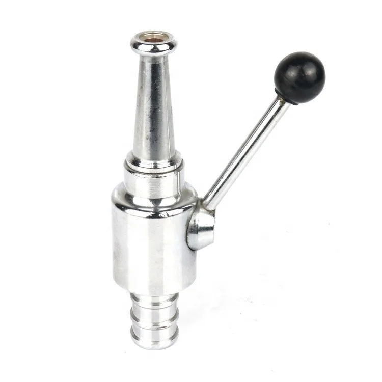 3/4' New Fire Fighting Equipment Fog Nozzle Fire Hose Reel Nozzle Jet Spray Nozzle with Control Valve