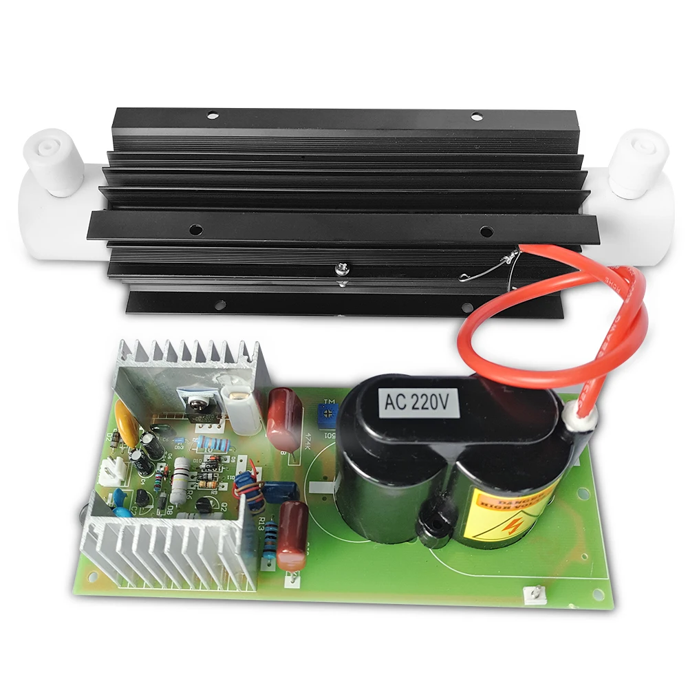 Adjustable concentration power supply and ozone tube for ozone generator