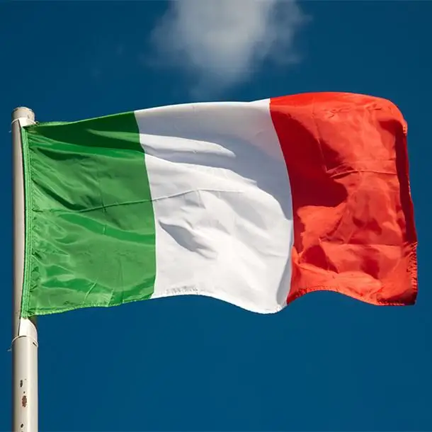 High quality  cheap price polyester Italian flag