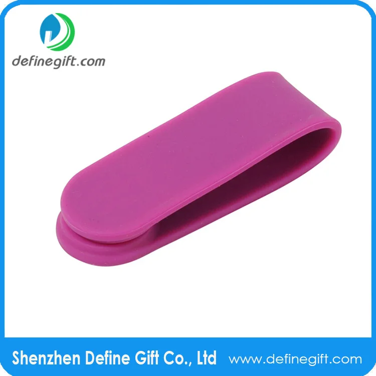
promotional multi function silicone magnetic memo clip 
