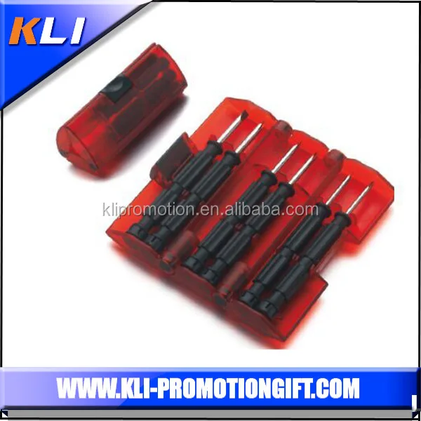 car shape mini tool set mini screwdriver set with led light