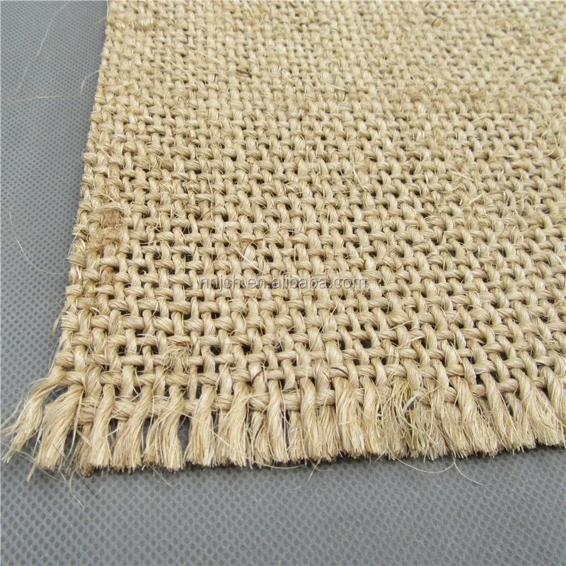 Sisal Cloth Mixed Sisal Fabric 8*6.5 500/500 100% Natural