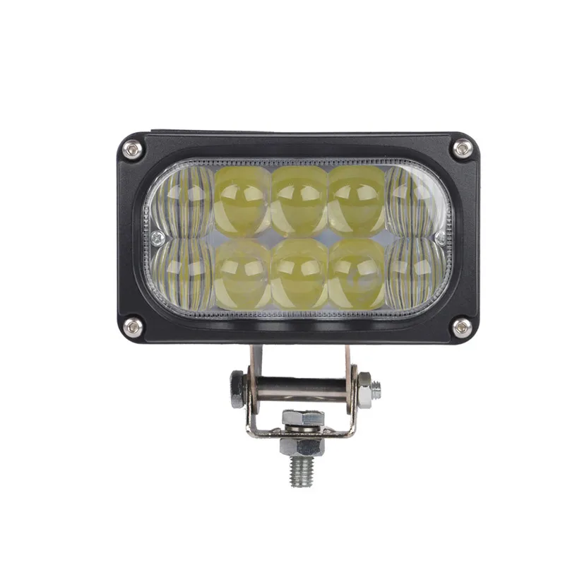 30W Light 4D Lens Driving Lamp Fog Off-Road LED Headlights Work with Combo Beam for Jeep ATV SUV 4WD Boat Trailer Marine