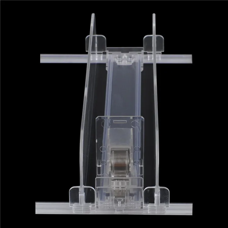 Plastic PC Material Divider Spring Loaded Shelf Pusher For Bottle Drinking Products