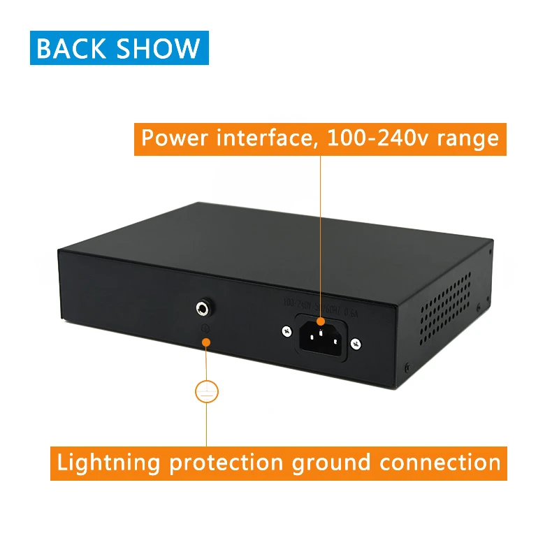 10(8+2) port Gigabit PoE Switch Network 1000Mbps Smart Ethernet Switch