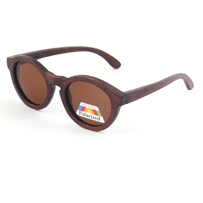 New cool  Polarized  Men  brand designer  bamboo wooden Sunglasses