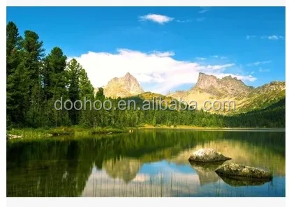 
factory ODM 3d printing landscape home decoration wall hanging 