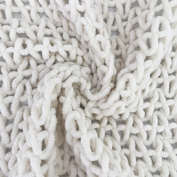Hand made style soft sofa throw crochet acrylic scarf fleece blanket throw