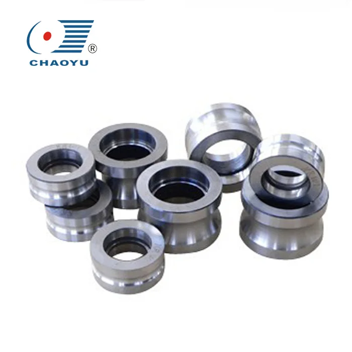 YG8 carbide pulley YG15 Tungsten carbide wire guide roll and carbide straightening rollers