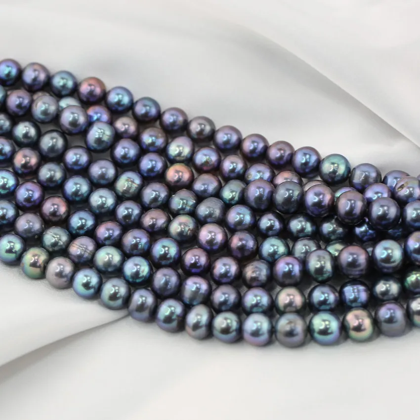 FEIRUN Wholesale Hot Sale 10-11mm  off round Natural White Freshwater Decoration Pearl Strand for Necklace Loose Pearls Best Gif