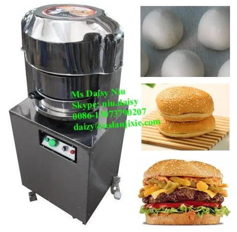 automatic hamburger bread making machine/vacuum dough rounder making machine/ commercial rounder dough dividing machine