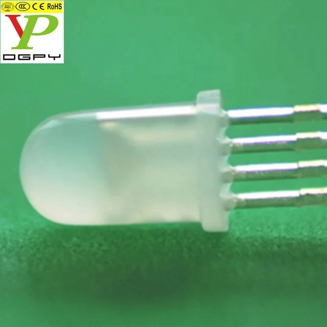 5mm led diode polarity common cathode RGB 4PIN