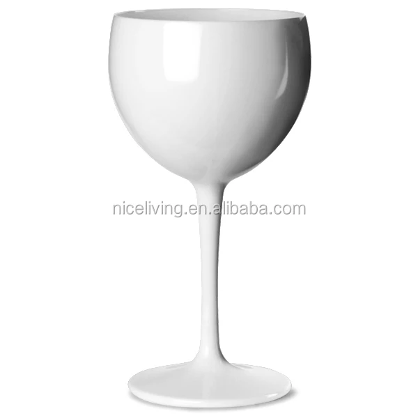 Бокалы для вина с поликарбонатным воздушным шаром белые 12,3 унции/350 мл