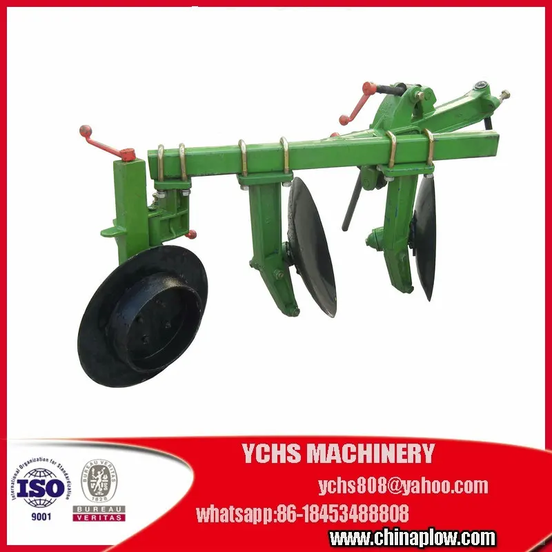Disc plough for 12-20hp walking tractor
