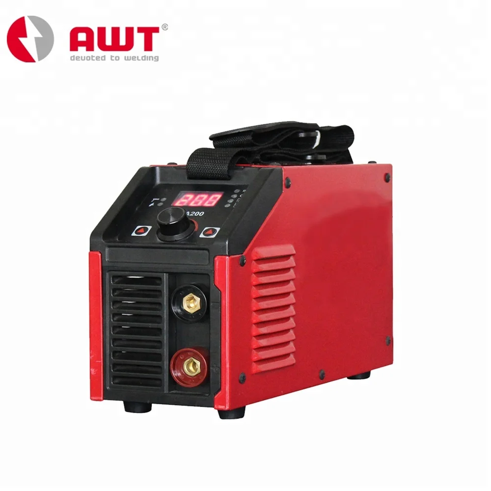 
AWT professional digital portable igbt dc inverter welding machine mma 200 arc welder industrial welder 