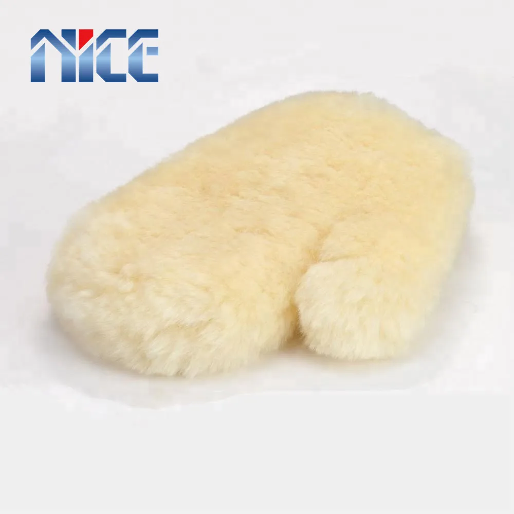 Wool Fingerless Gloves For Cleaning Sheepskin Product Wool Glove