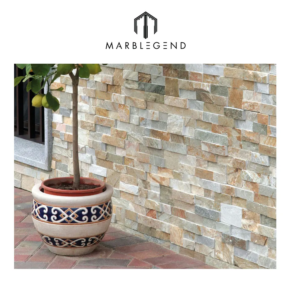 Cheap price natural slate wall tile stone veneer for exterior
