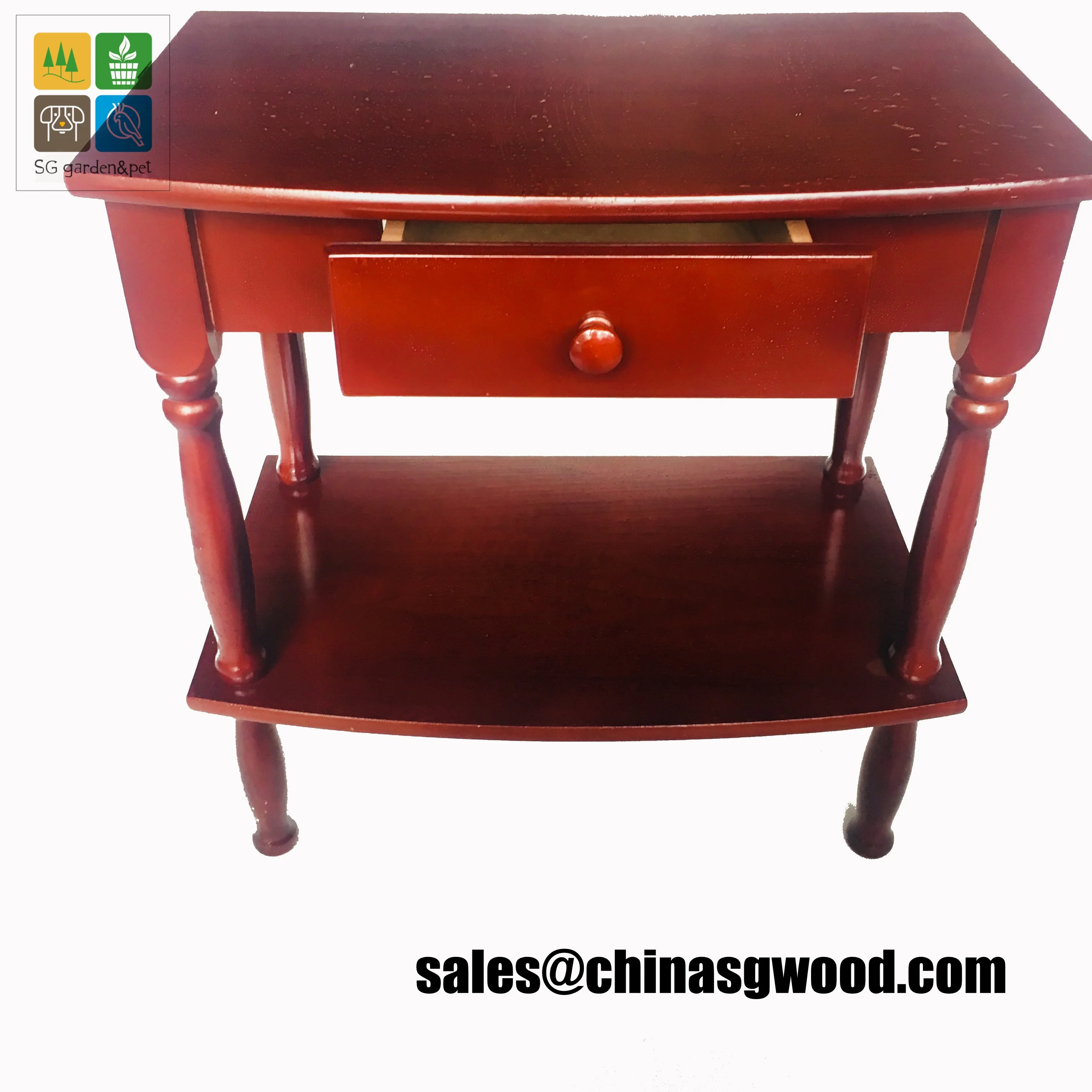 SenGong Wood Nesting Table/small Furniture Wood Magazine Table Magazine Holder Wooden Table