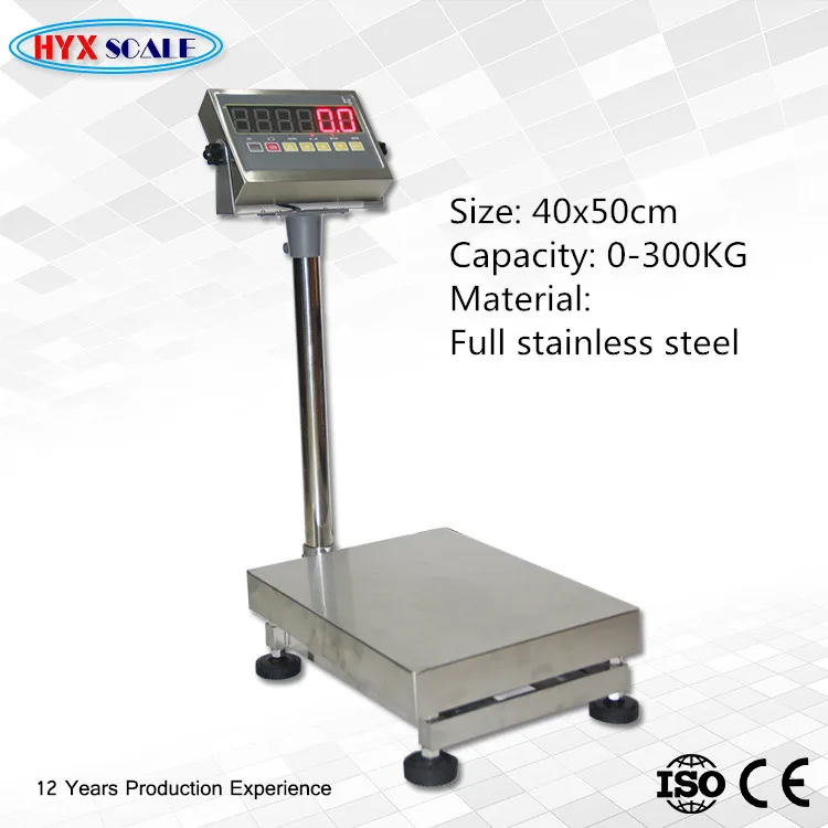 stainless steel indicator TCS electronic platform scale