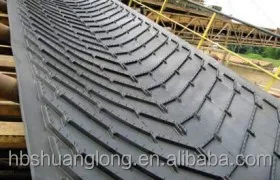 V-shape U-shape herringbone patterned conveyor belt/chevron conveyor belt