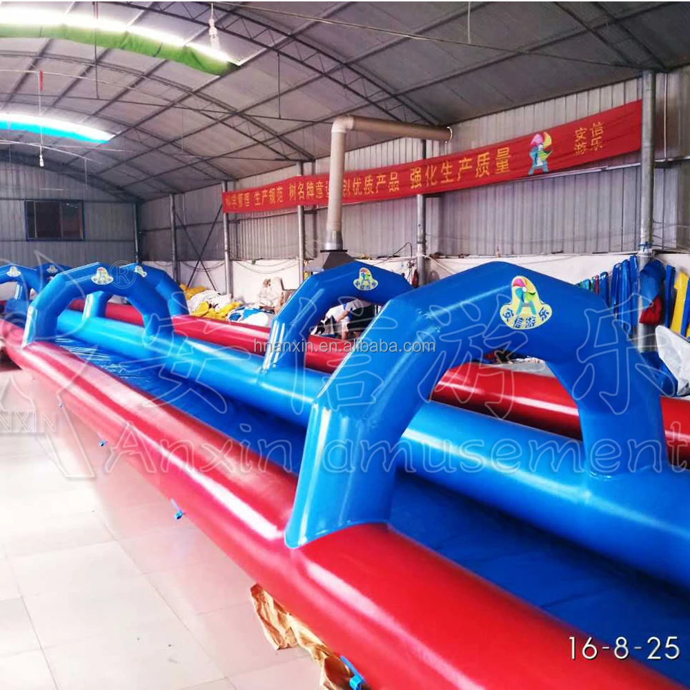 Интересная летняя водная горка надувная для города