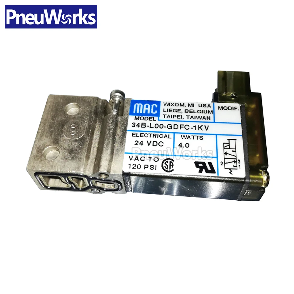 MACtype 34B-L00-GDFA-1KV Solenoid Valve
