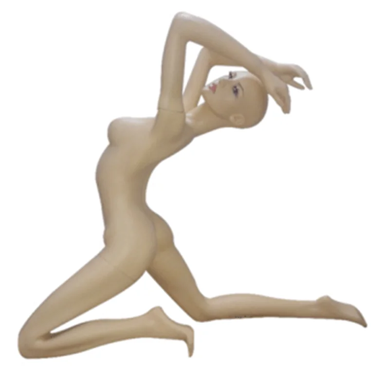 Fitness display,  yoga pose dummy, sports mannequins female