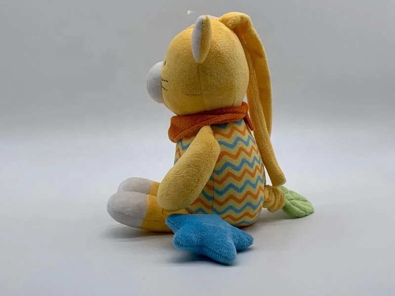 Soft Cat Stuffed Animals Music Toys For Infants Plush Musical Hanging Toy