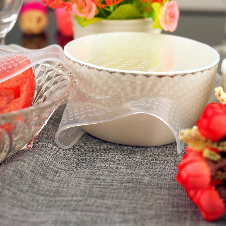 Мягкая силиконовая прозрачная пленка без БФА для сохранения свежести еды