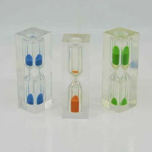 Promotion Gift Acrylic Hourglass 2 Minute Acrylic Sand Timer