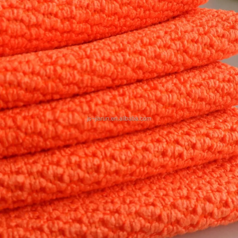 
Excellent Cleaning Ability microfiber terry towel rags fabric 