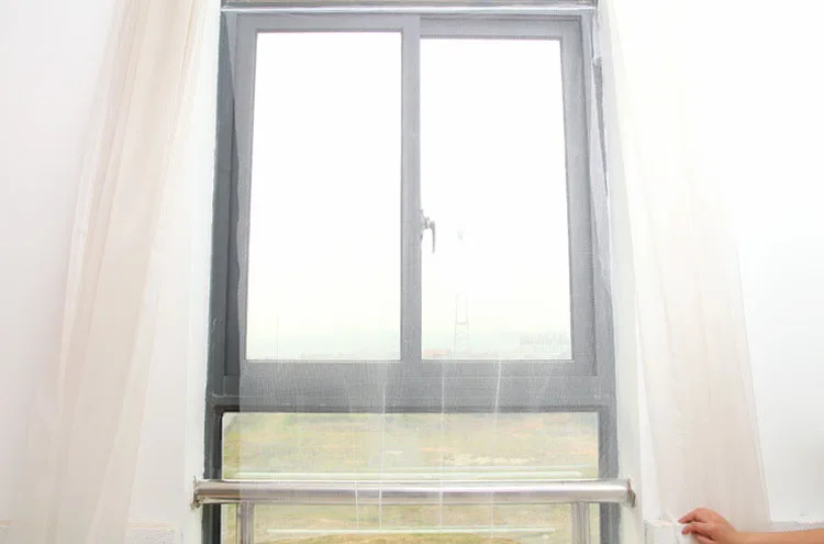 Ready stock 130*150cm/150*150cm  polyester window screen mosquito net
