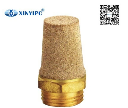 pneumatic muffler silencer filter brass muffler control flow