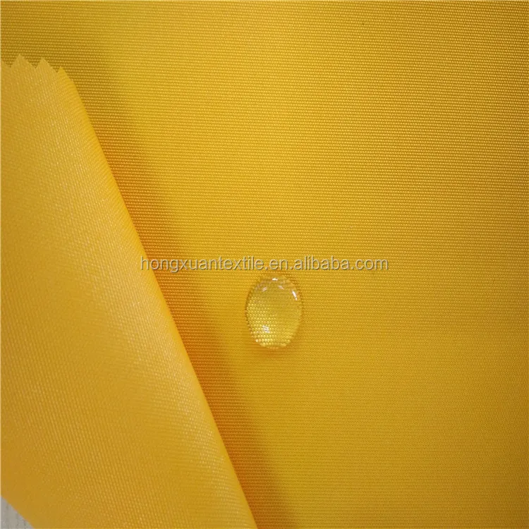 150d polyester oxford waterproof fabric for tent