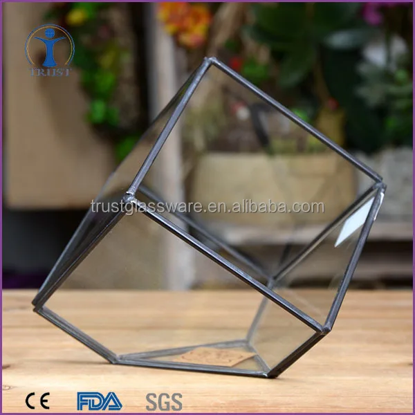 Пирамида Геометрическая Стекло Террариум/Ручная Плантатор/Air Завод стеклянная ваза