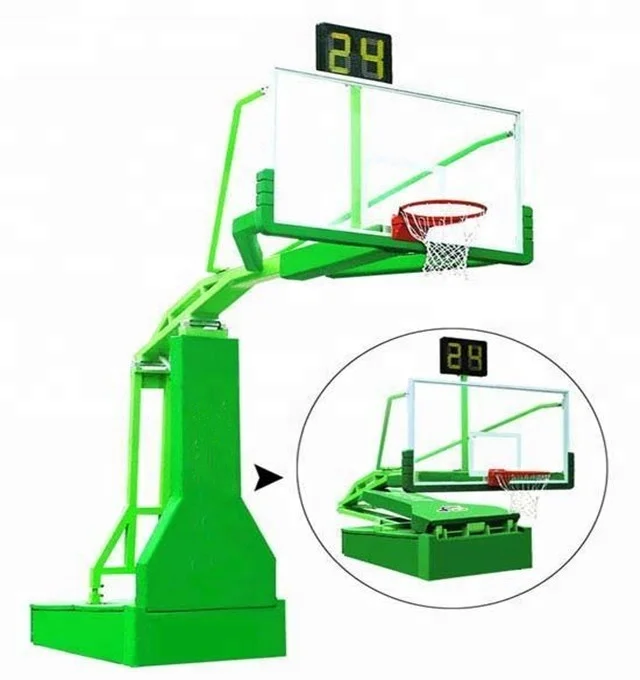 Custom Ring and Rim Height Adjustable Basketball Backboard Steel Stand Basketball Hoop