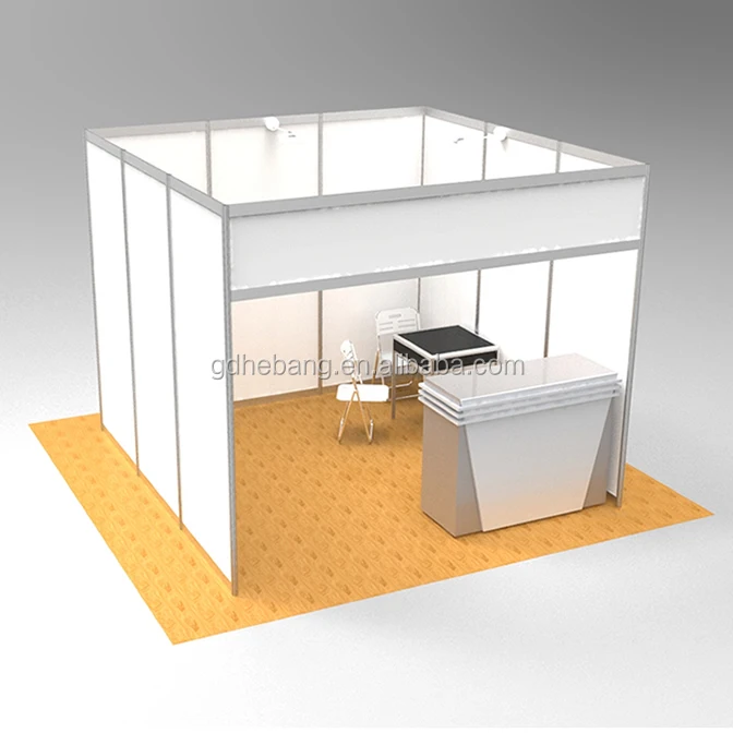 Exhibition Stands shows Solar Panel with Alibaba Certificated Supplier