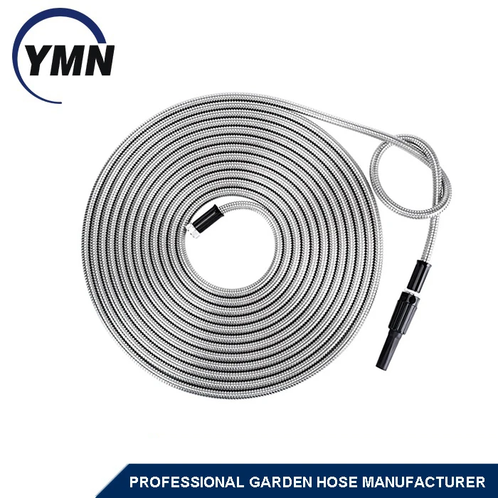 
Made in China Cixi Factory High Quality 75ft 304 Stainless Steel Garden Hose 