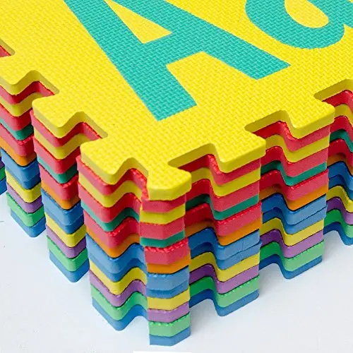 36 шт. детский игровой коврик-пазл из пены эва