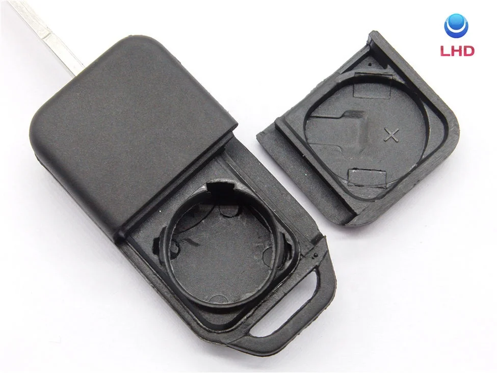 Promotional 1 button flip remote car key blank case cover for Mercedes Fob with YM30 blade