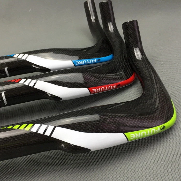 УГЛЕРОДНЫЙ фиксированный руль для дорожного велосипеда TT Base Bullhorn Bar Triathlon 400 420 440 460