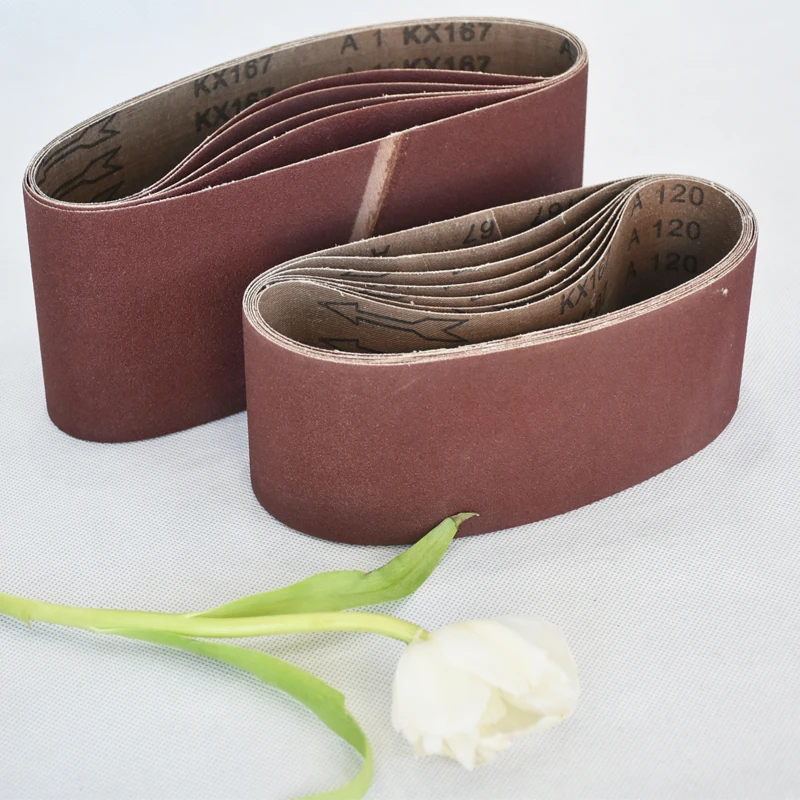 Original Deerfos JA512 abrasive sanding belt aluminium oxide grain size customized