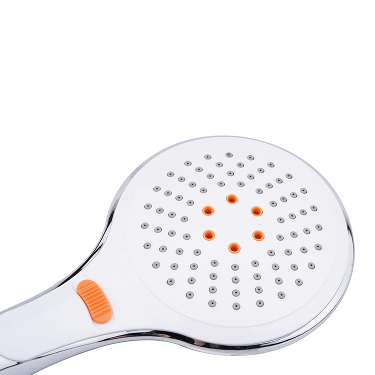 
SH-03 Luxurious ABS plastic chromed bath rain switched hand held water saving shower head 