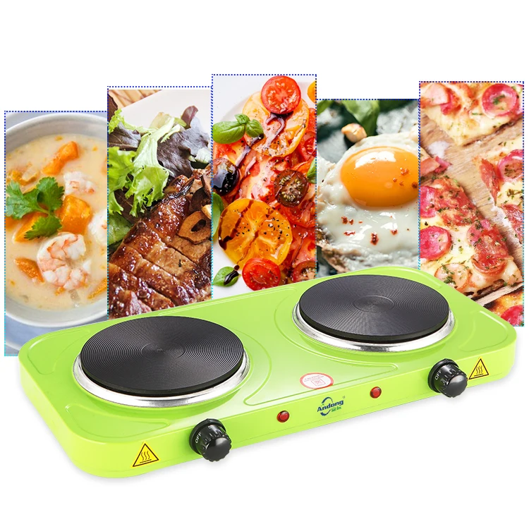 Andong GS approved portable electric hot plate with thermal fuse double stove burner and high quality