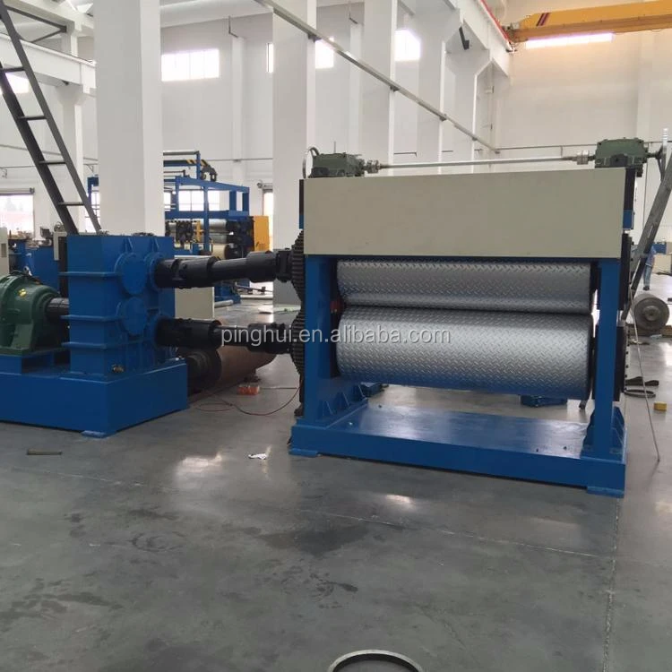 
Customized metal plate checkered embossing machine 