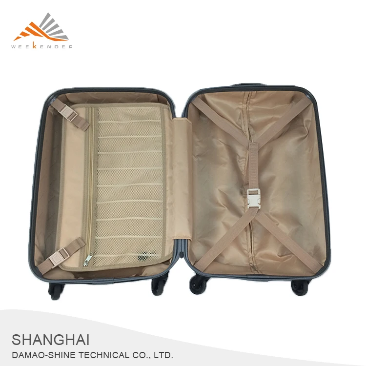 Чемодан на колесиках, новые товары, ручная сумка из АБС-пластика, модный дизайн, Китай, высококачественный Спиннер унисекс, верх и сбоку, 210D полиэстер и губка