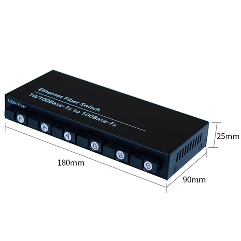 8 портов 10/100 м коммутатор питания через Ethernet 6 + 2 порта постоянного тока настольный сетевой адаптер для внутреннего Wi-Fi ретранслятор блок зарядное устройство