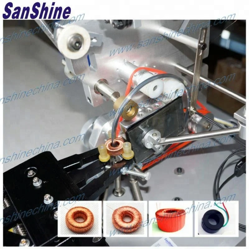 Small toroidal transformer winding machine