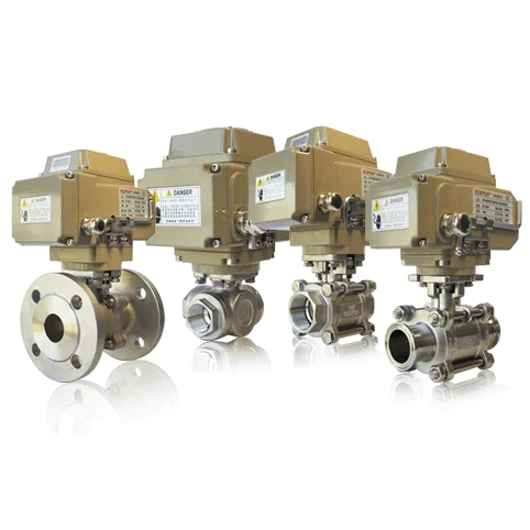 DN15 Electric Stainless Steel Carbon Steel Cast Iron Flange Ball Valve